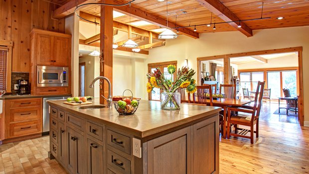 Cedar Kitchen Island